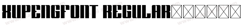 XuPengFont Regular字体转换